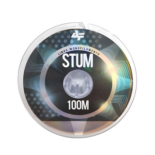 100m Linha Monofilamento Stum Gray - Albatroz