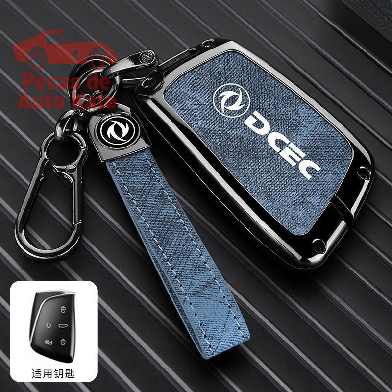 Capa Protetora de Chave de Carro Fashion para Dongfeng Fengshen Aeolus G59 GS EV500 DFSK, Acessório de Chaveiro Intelige