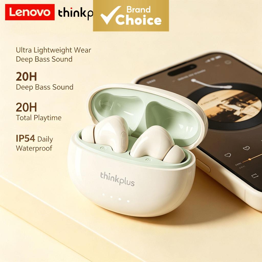 Lenovo LP5PRO Fones De Ouvido Sem Fio Bluetooth Esportes Correndo Ginásio Leve Confortável Ajuste Longa Vida Útil Da Bat