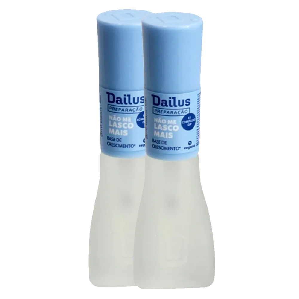 Kit 2 Base de Crescimento Dailus Não Me Lasco Mais 8ml