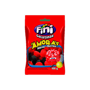 Fini Bala de gelatina sabor amoras 90g