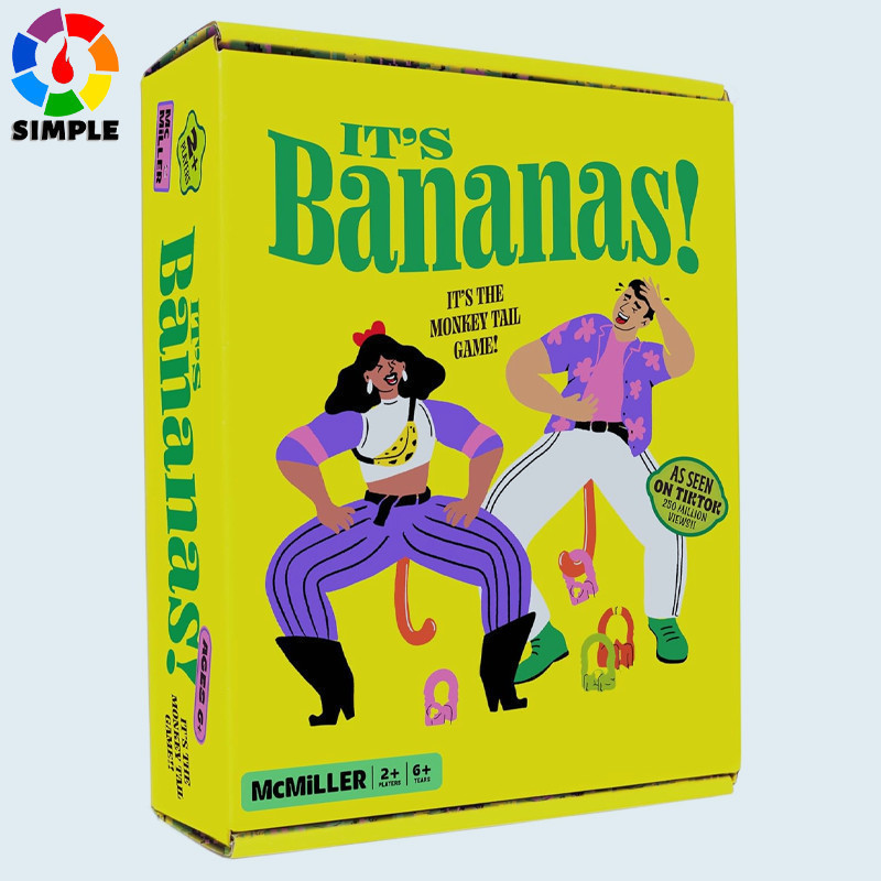 It's Bananas! The Monkey Tail Game - Funny, Fun Party & Family Board Game