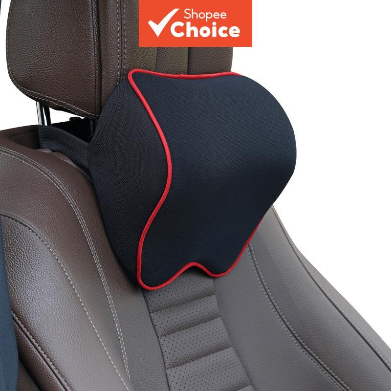 Encostos De Cabeça Respiráveis Para Assento De Espuma Viscoelástica Carro , Suporte Costas , Almofada Pescoço