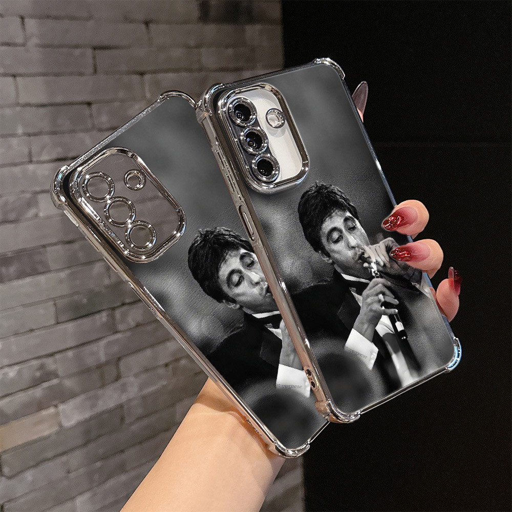 Capa de Telefone S-Scarface para Samsung Galaxy A26 A36 A55 A35 A06 A16 A05 A14 A24 A34 A54 A15 A05S A25 A23 A33 A53 A73