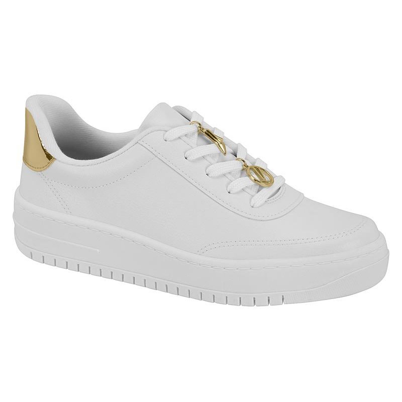 Tênis Feminino Vizzano Flat Form Pins Detalhe Metalizado Casual
