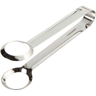 Pinça para Ovos Cozidos Multifuncional em Aço Inoxidável, Antiderrapante, Prateada, Utensílio de Cozinha para Salada e C