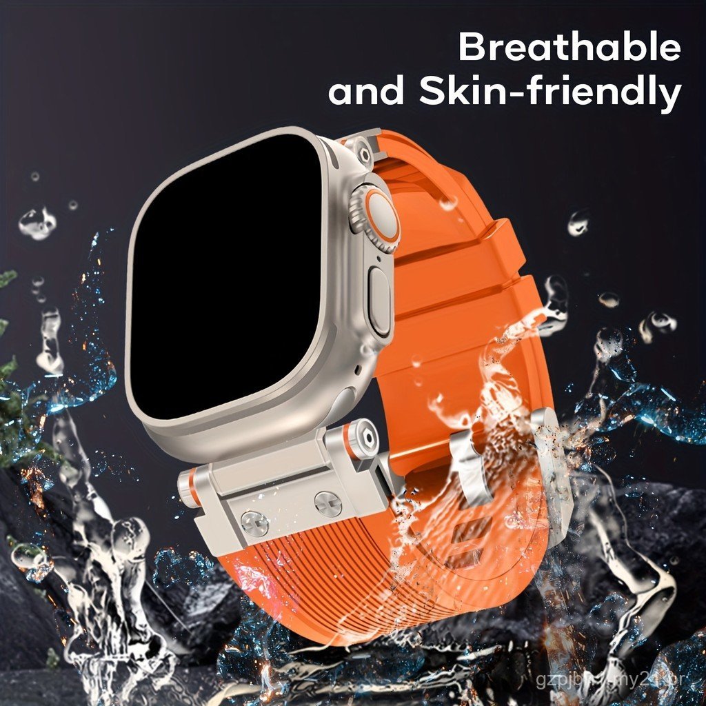 Silicone para Apple Watch Ultra 2, disponível nos tamanhos 49mm, 45mm, 44mm e 42