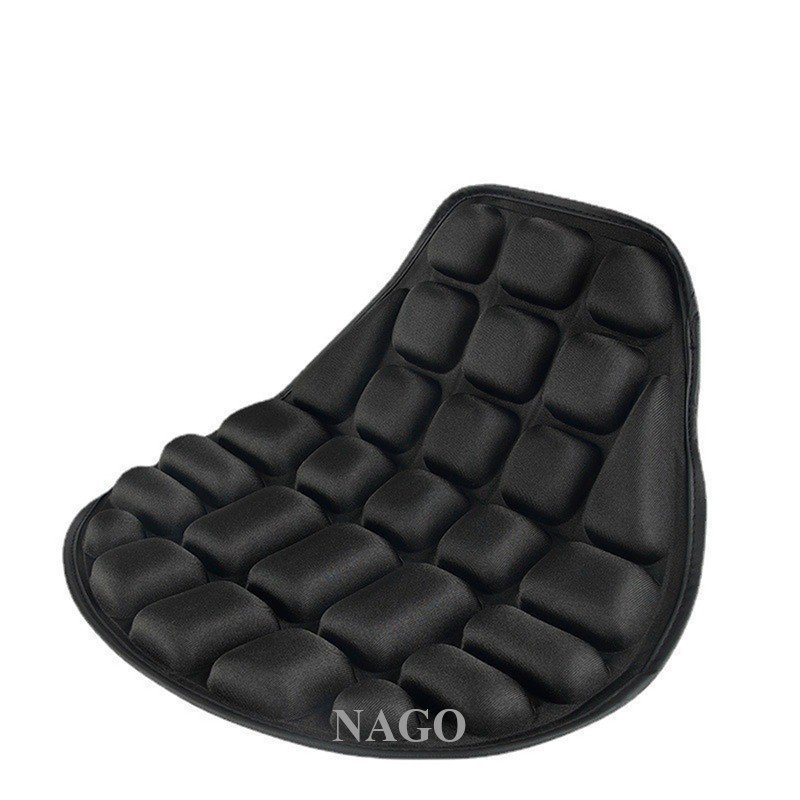 NAGO Universal Almofada De Assento Da Motocicleta Espuma Preta Macio Confortável Respirável Capas Esteiras Motocicletas