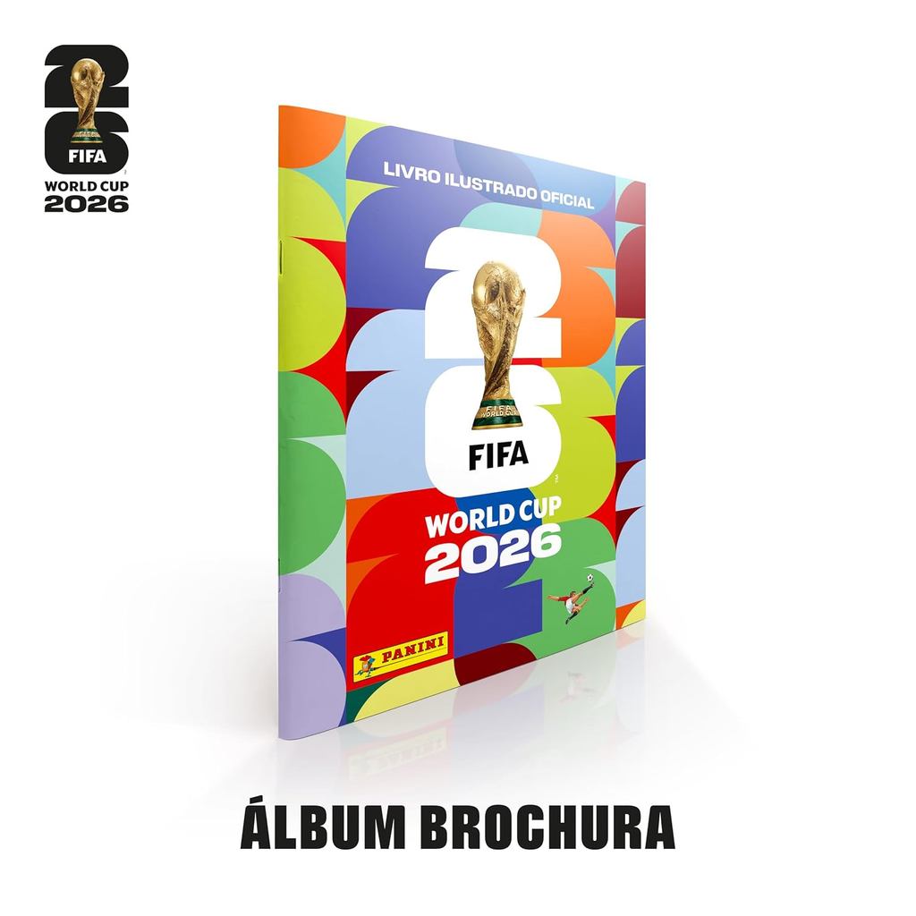 ALBUM COPA DO MUNDO 2026 - CAPA BROCHURA - PANINI COLECIONAVEL