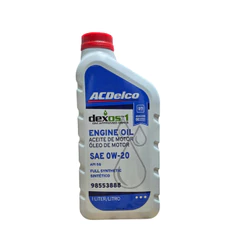 Óleo Motor Sintético Sae Ow20 Api SQ Dexos Acdelco