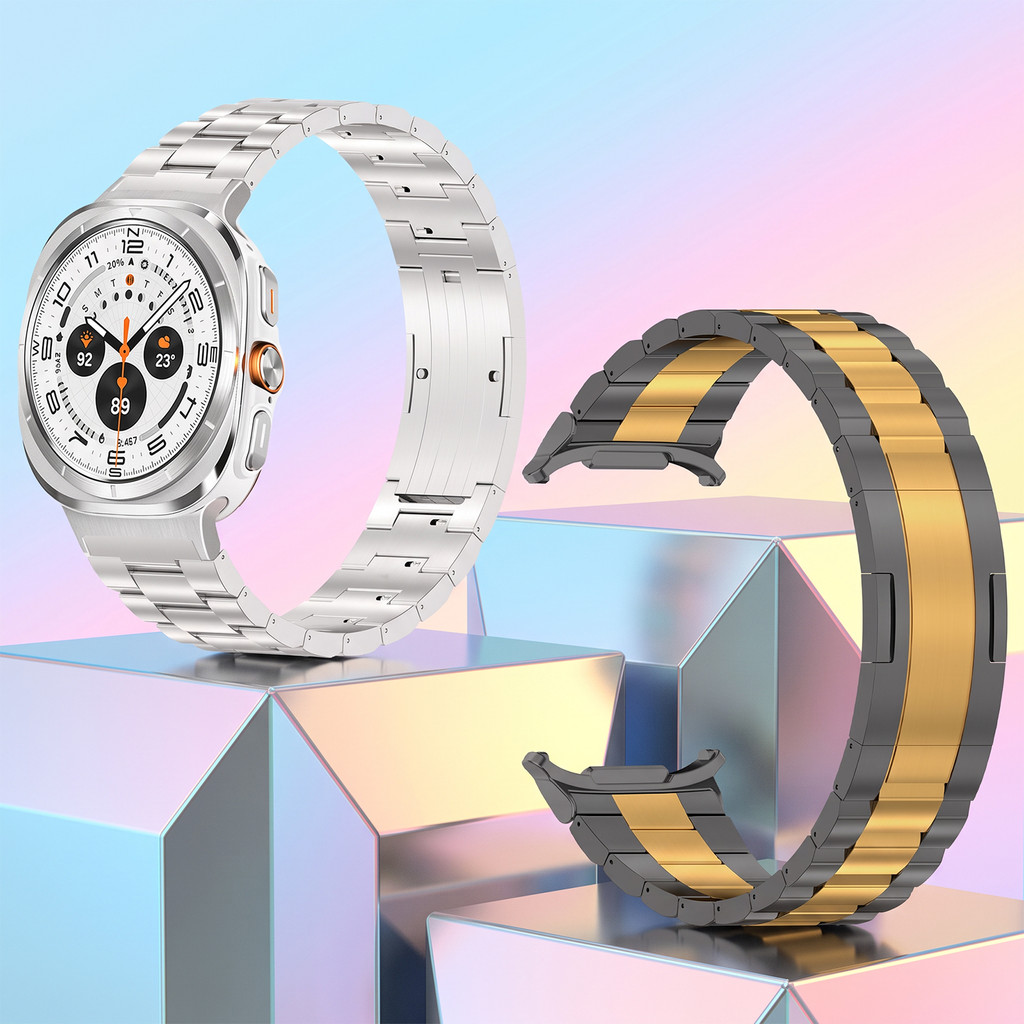 Pulseiras De Relógio De Negócios , Pulseira De Metal Leve , Titânio Para Samsung