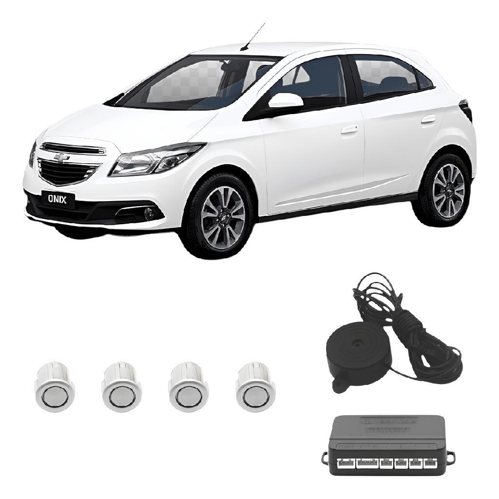 Imagem Sensor Estacionamento Ré 4 Sensores Traseiro Tech One