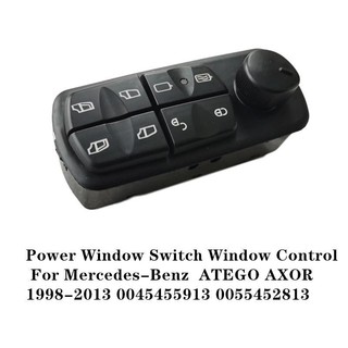 1 Conjunto Novo Interruptor De Janela Elétrica Controle Para Mercedes-Benz ATEGO AXOR 1998-2013 0045455913 0055452813
