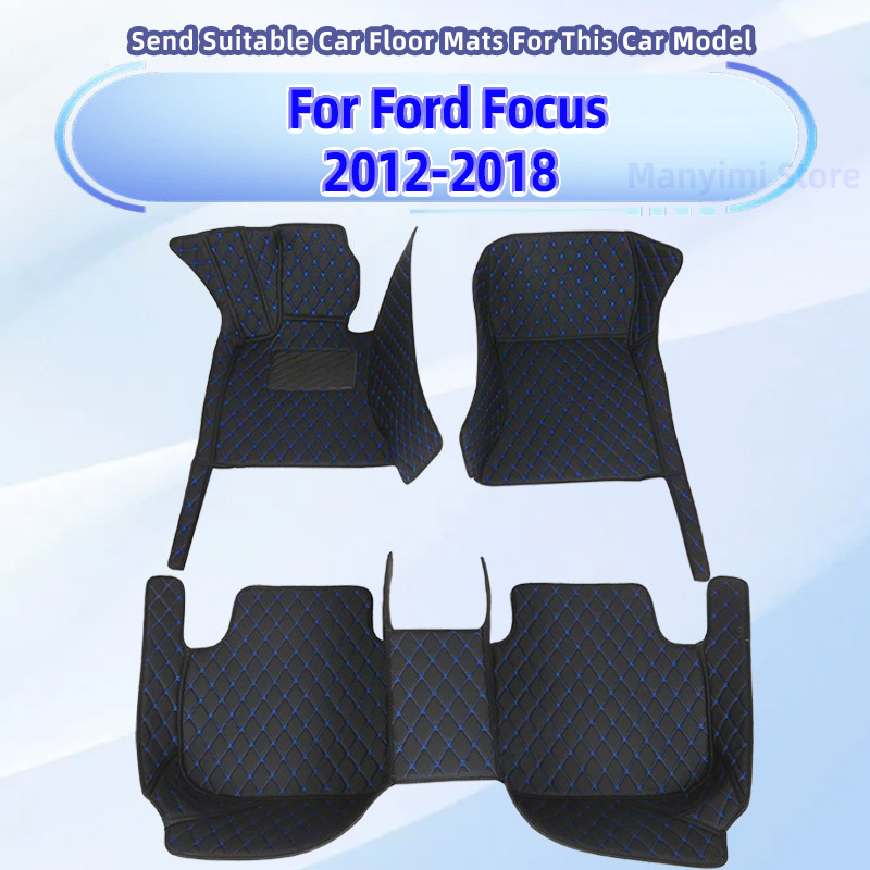 Tapetes De Carro Para Ford Focus 2012-2018 Almofadas De Pé Tapete Acessórios Interiores Automóveis 2017 2016 2015 2014 2