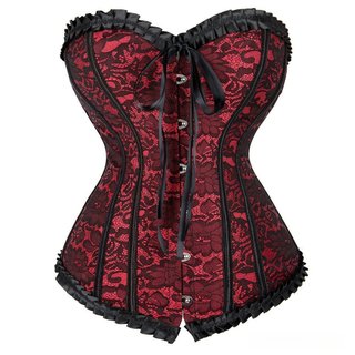 Espartilho Superior Espartilhos Para Mulheres Foral Bustiers Renascentistas Plus Size