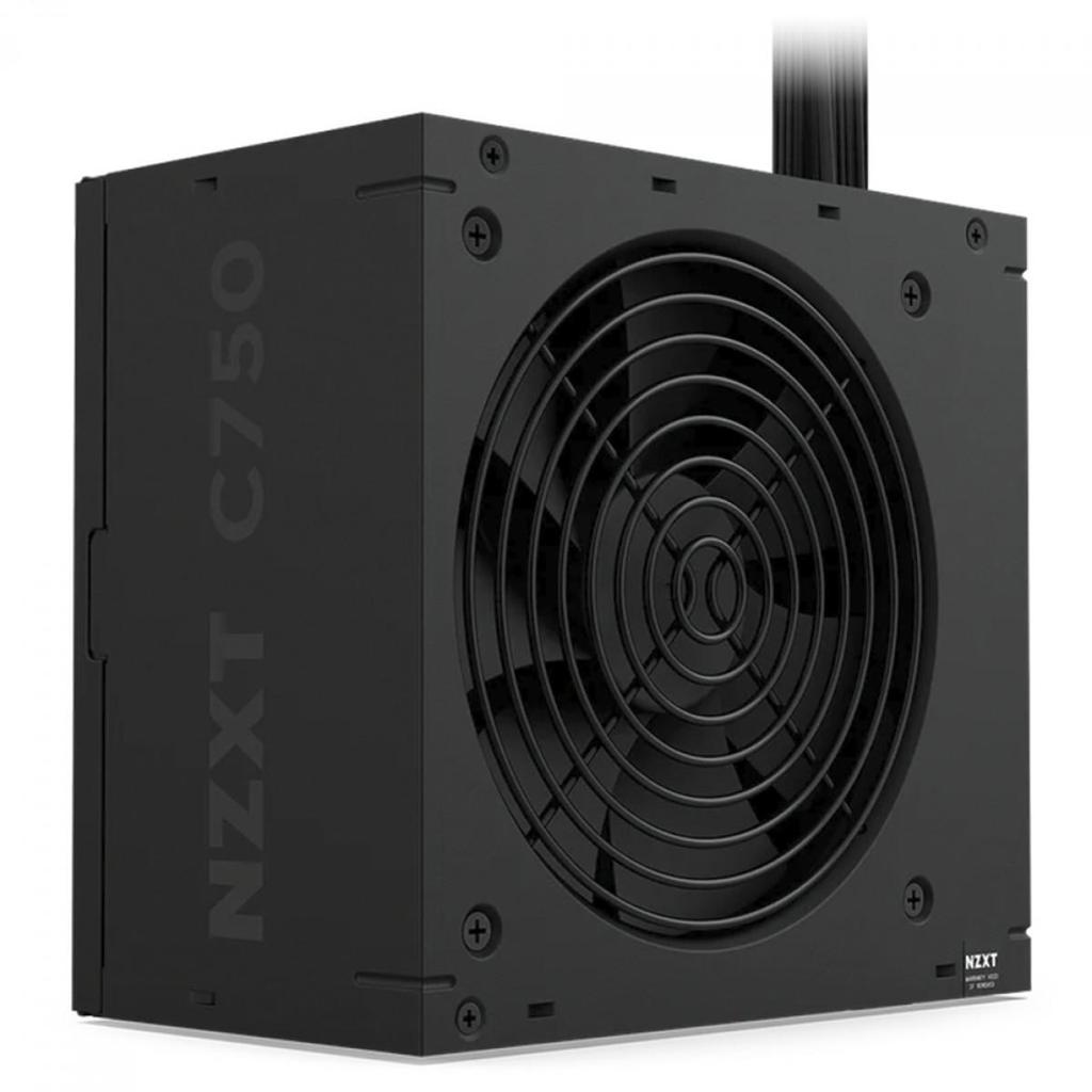 Fonte NZXT C750 Bronze, 750W, 80 Plus Bronze, PFC Ativo, ATX 3.1, Preto, PA-7B3BB-US