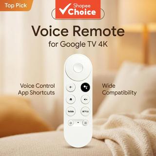 Para Netflix Remoto para Google Chromecast 4K Controle Remoto de Voz Google TV com Teclas de Atalho do YouTube
