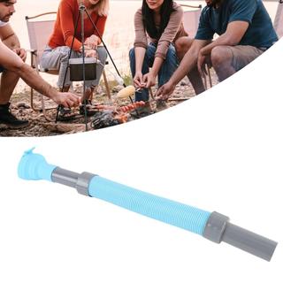 Tubo de entrada de água para balde de acampamento, mangueira de enchimento reutilizável e expansível de 3,3 pés para