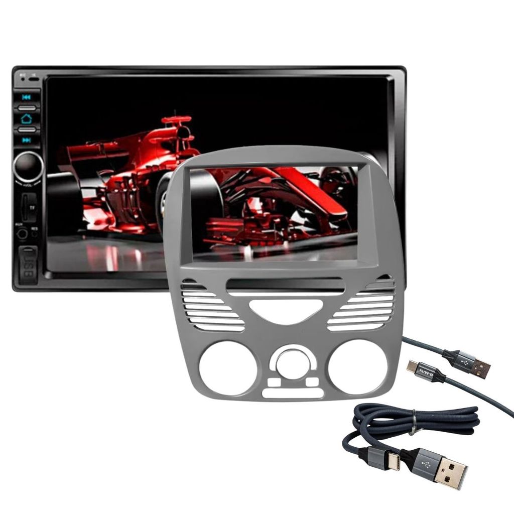 KIT CENTRAL MULTIMIDIA MP5 7 POL SIENA STRADA PALIO 2002 A 2014 COM AR