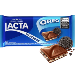 Lacta Chocolate ao Leite com Recheio de Oreo 90g