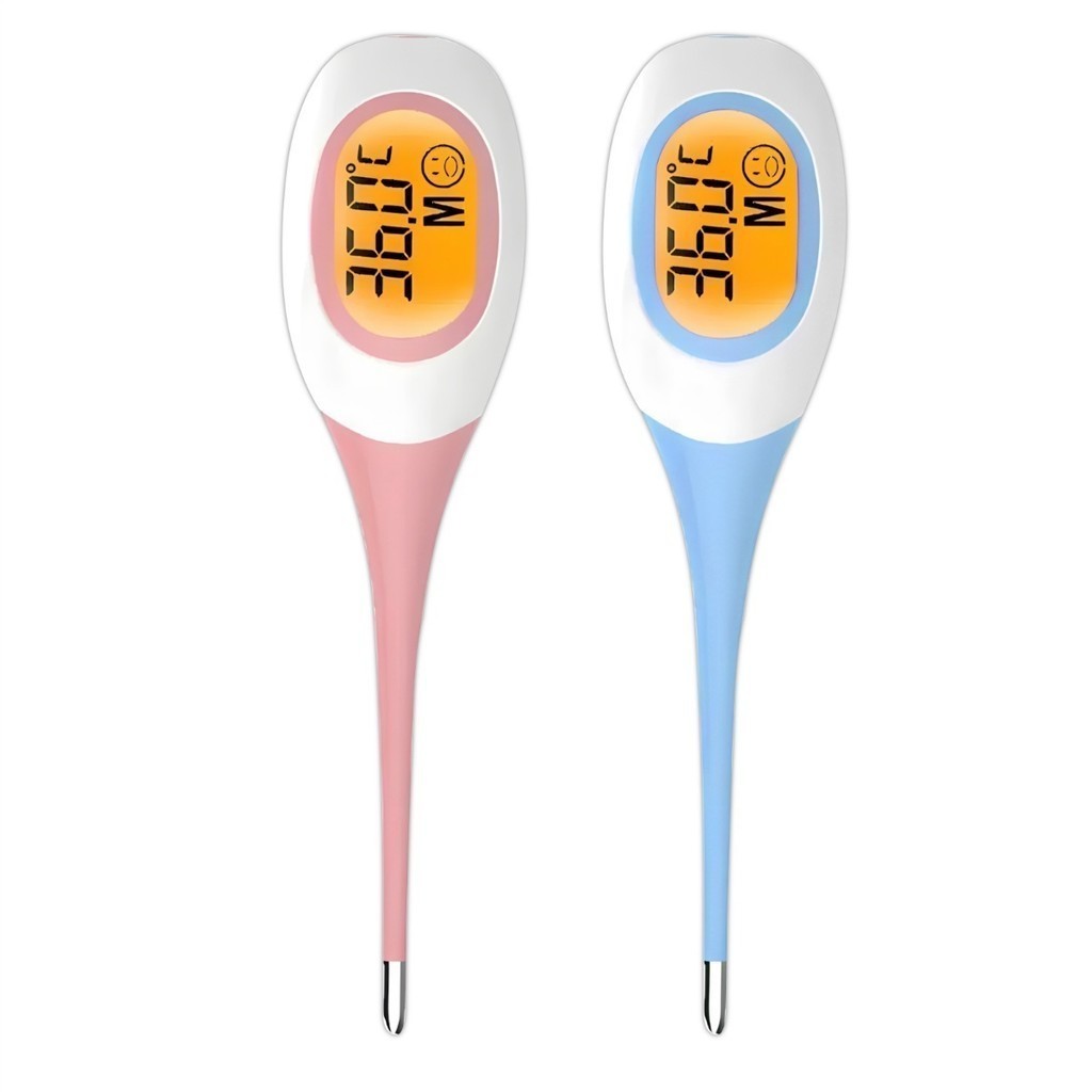 Termômetro doméstico para bebês, cabeça macia, 8 segundos, medição rápida de temperatura, ombro, adequado para medição d