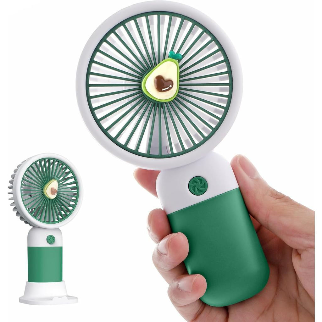 Ventilador Portátil JYPS, Mini Ventilador USB Recarregável para Crianças, Funciona a Bateria, com Potência Forte para Bo