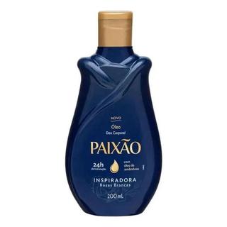 Óleo Corporal Paixão Amêndoa Inspiradora Rosas Brancas 200ml