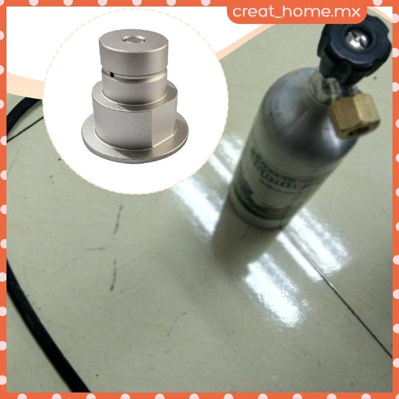 [Creat_home] Adaptador De Rosca Para Fabricante De Refrigerante De Alumínio Prateado Compatibilidade Direta Conexão Rápi