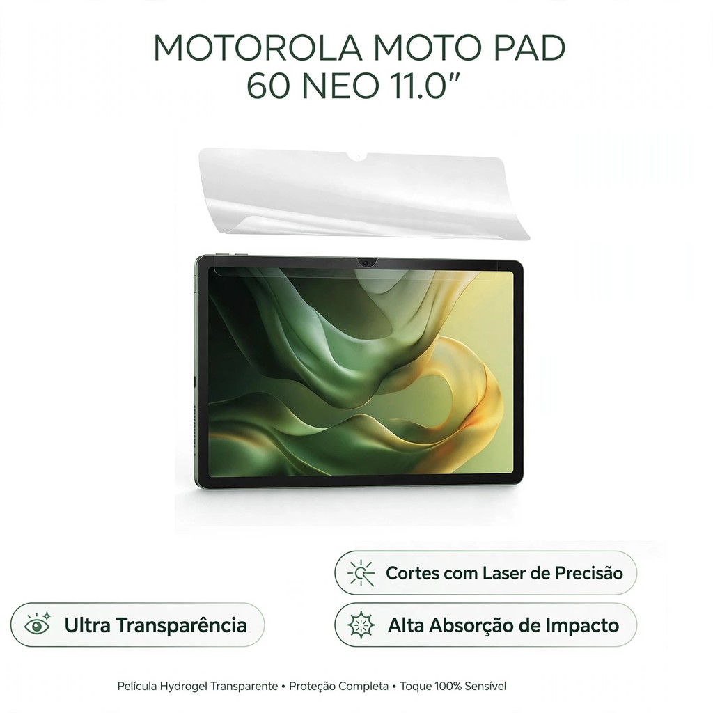 Película De Hydrogel Fleivel Para tablet Motorola Moto Pad 60 Neo (11.0") (Fosca