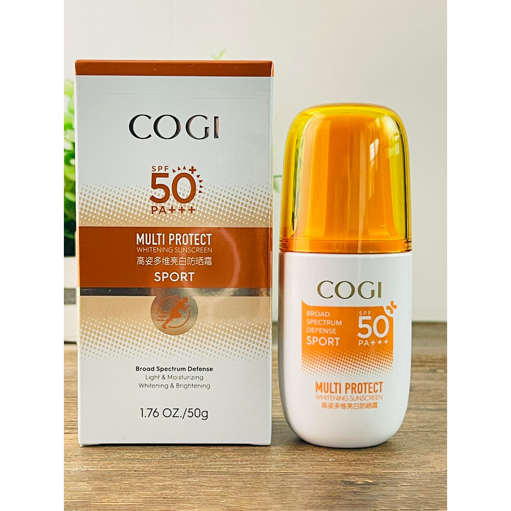 Protetor solar iluminador multidimensional Kozi SPF50 + PA +++ durante todo o dia 12 horas de treinamento militar de alt