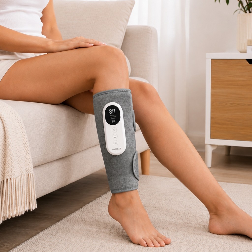 Massageador Elétrico Para Pernas Panturrilha Vibra E Aquece · foto 2