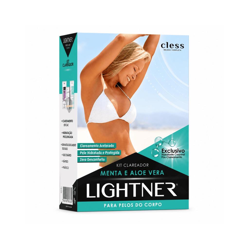 Lightner Kit Descolorante para pelos Menta e Aloe Vera