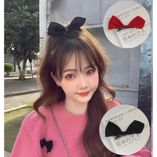 Pequeno livro vermelho mesmo estilo arco tridimensional clipe superior princesa grampo de cabelo influenciador acessório