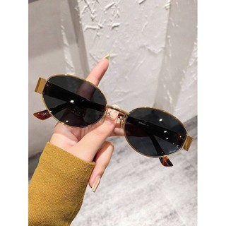 Retro Metal pequeno quadro óculos de sol feminino na moda High-End rua tiro estilo dinheiro antigo 2026 novo estilo ultr