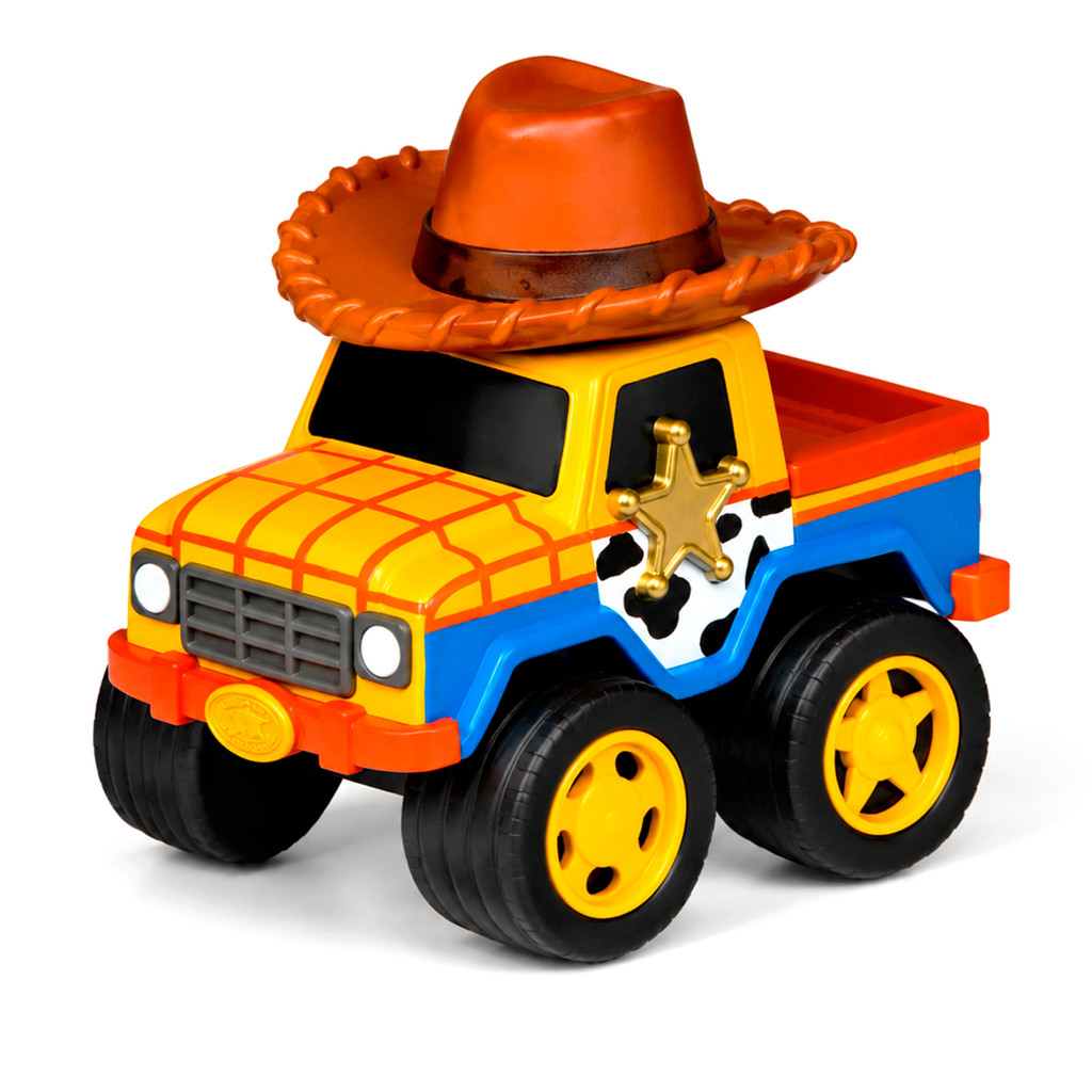 Carrinho Infantil Fofomóvel Disney Woody Toy Story Em Vinil Macio Para Bebês