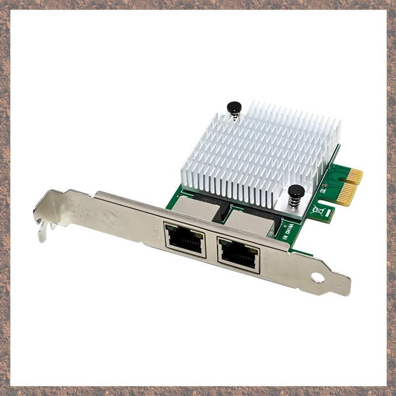 (Vyos) Placa De Rede Gigabit Ethernet NI Adaptador De Porta Dupla LAN De Alta Velocidade De 1000 Mbps Para Win7/8/10