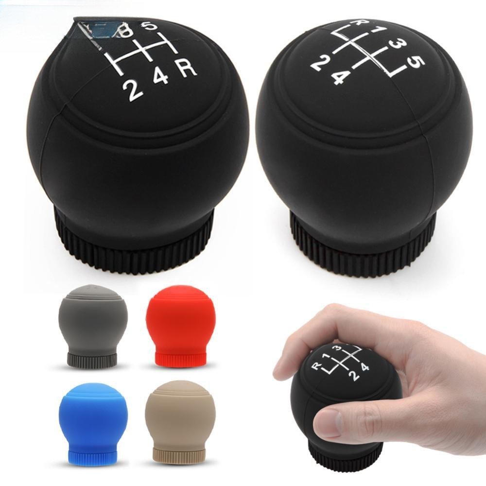 HW Universal Round 5/6 Speed Silicone Car Case De Para Carros Colarinhos De Mudança De Marcha De Decoração Acessórios