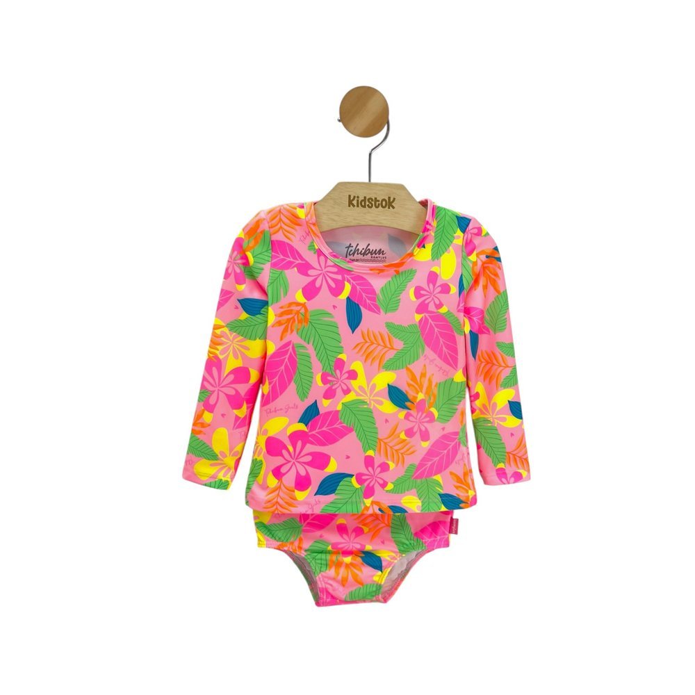 Conjunto Menina Flores Proteção UV - Kamylus