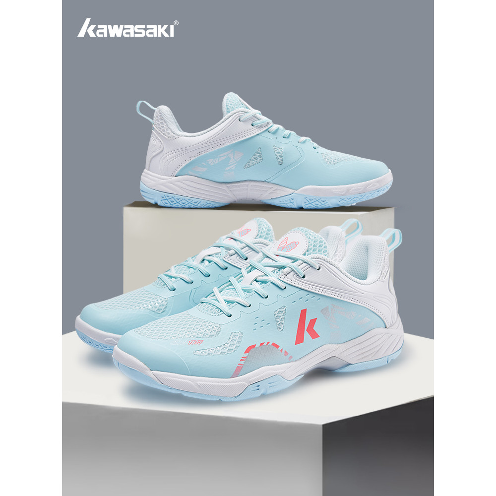 Kawasaki kawasaki sorvete Badminton sapatos masculino feminino treinamento profissional antiderrapante absorção de choqu
