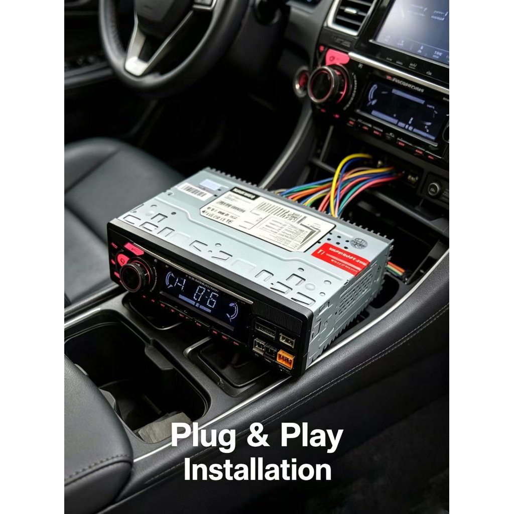 [Alta Qualidade] Central Multimídia Automotiva Pioneer MVH-245bt com Bluetooth 12V e Reprodutor de Música MP3 ZZV8