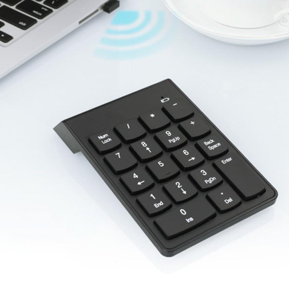 Mini Teclado Digital , Sem Fio De 18 Teclas Com Design Fino Numérico Bluetooth 2.4G