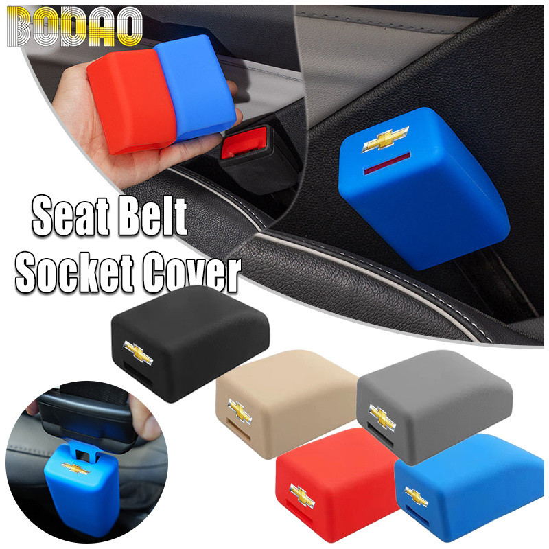 Chevrolet Cinto De Segurança Do Carro Soquete Cobre Protetor Silicone Anti Risco Colisão Decoração Universal Caso Poeira