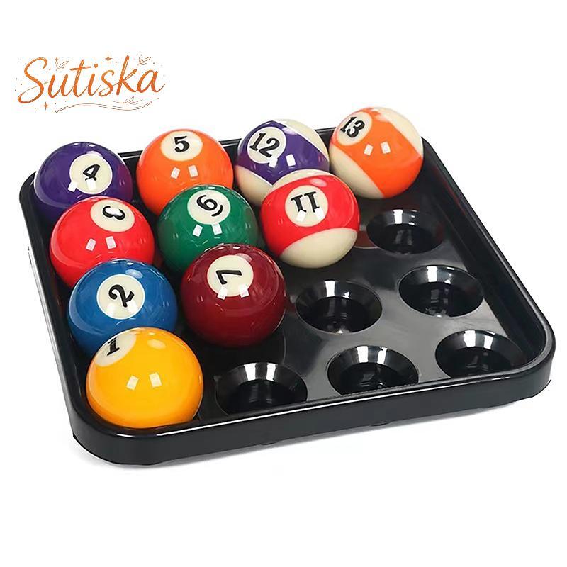 sutiska Bandeja De Bilhar Suprimentos Bola Para Salões De Piscina Salão Armazenamento BR