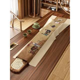 Novo estilo chinês guzheng capa pano tecido de linho atmosfera antiga literária Anti-poeira capa de pano toalha guzheng 