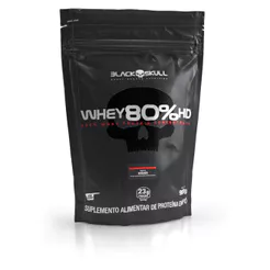 Whey Protein Concentrado 80% HD - Refil 900g - Black Skull