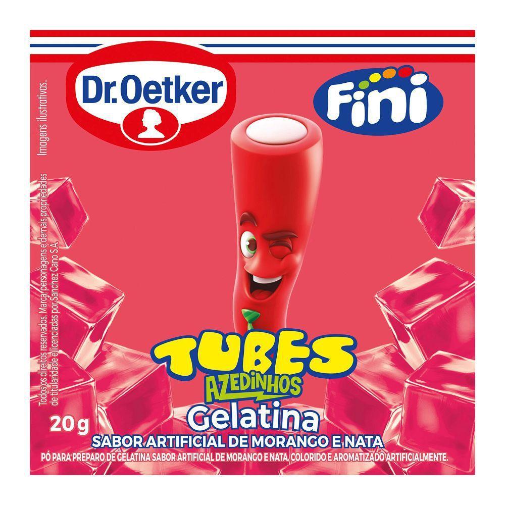 Gelatina Tubes Morango Azedinho - Fini · foto 2