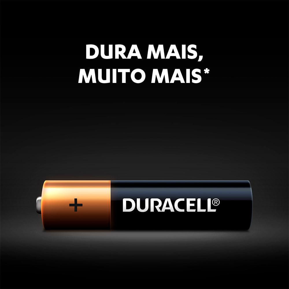 Pilha Alcalina Duracell Duralock AAA com 8 Unidades