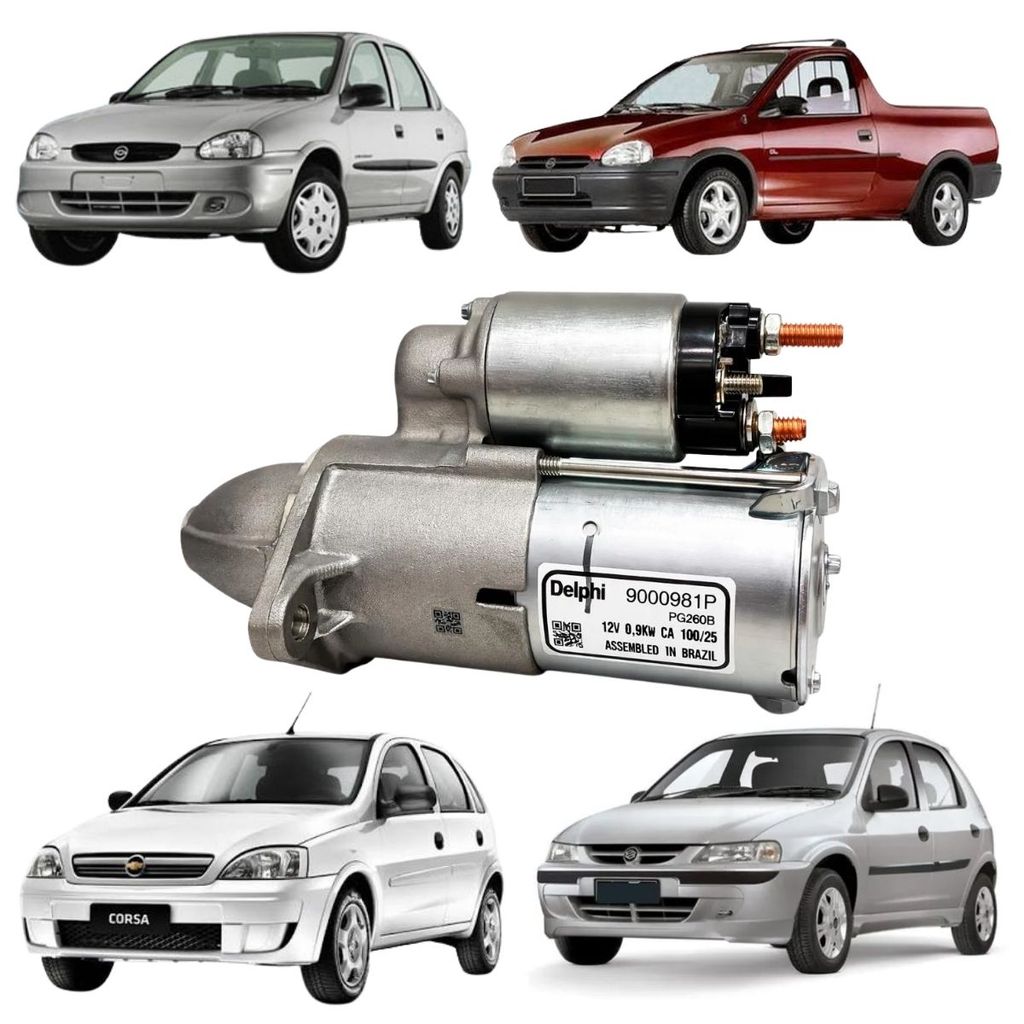 Motor De Partida Celta Corsa Prisma Agile Meriva Montana 9 Dentes — imagem 2 de 2