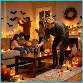 Halloween Esqueleto Estatueta Sazonal Em Miniatura Resina Cena Prop Escultura Mini Para Assombrado playmy