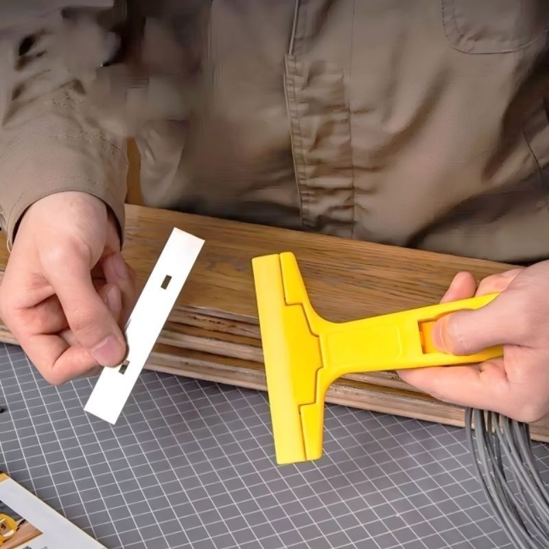 Raspadores Multiuso Para Limpar Box Com 5-10 Lâminas Profissional/Vidro Piso Cerâmica Azulejo — imagem 2 de 2